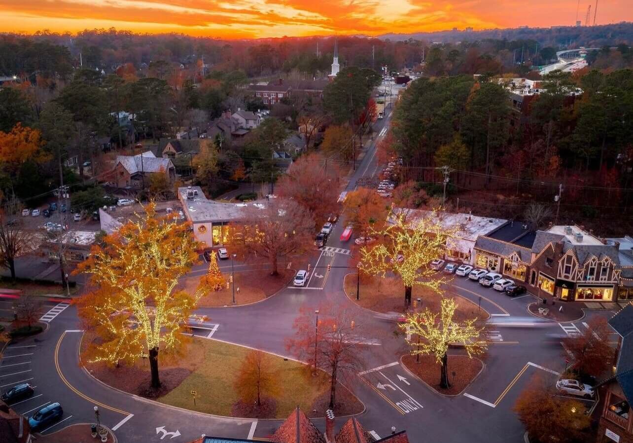 MB Village Trees Holiday Lights MB Village Trees Holiday Lights